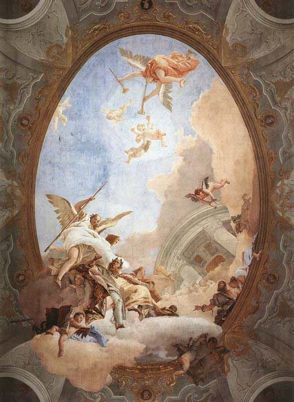 Allegory of Merit Accompanied by Nobility and Virtue